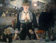 Edouard Manet A Bar at the Folies-Bergere (mk09) Spain oil painting reproduction